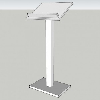 ATRIL MOD. 1 PARA A4 DE H120 X L26,5 X F32
