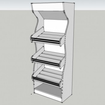 MUEBLE PANERA 220X93X53 3 EST ESPEJO