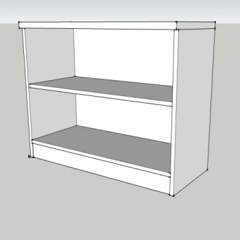 ARMARIO BAJO 75X92X42 ESTANTE