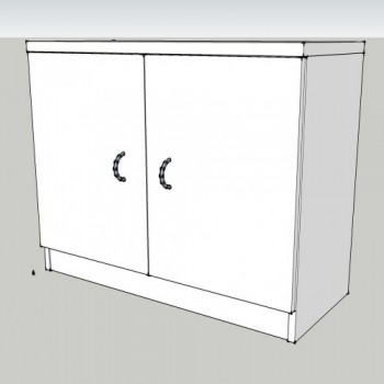 ARMARIO BAJO 75X92X42 PUERTAS