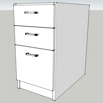 BUCKS 2 CAJONES + ARCHIVO PEDESTAL H71XL40XF65